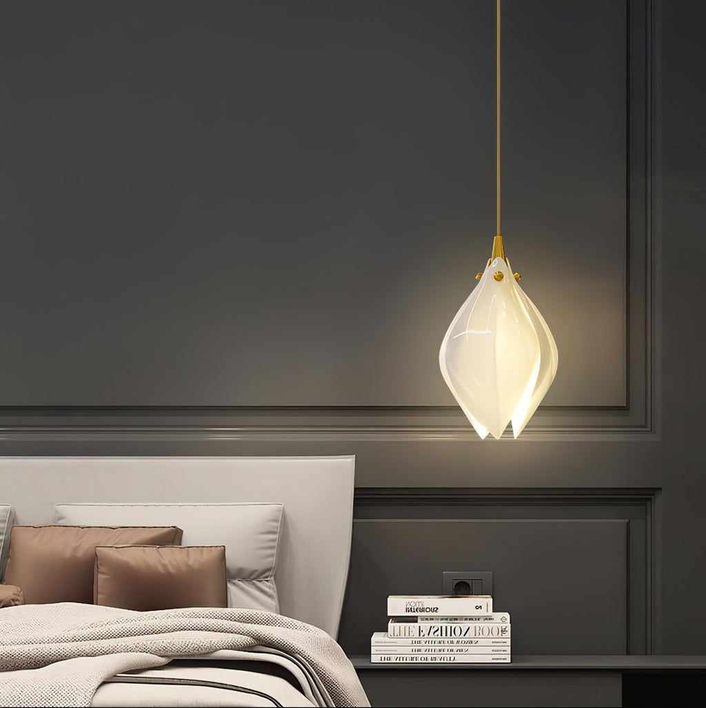 Ceramic Flower Pendant Light