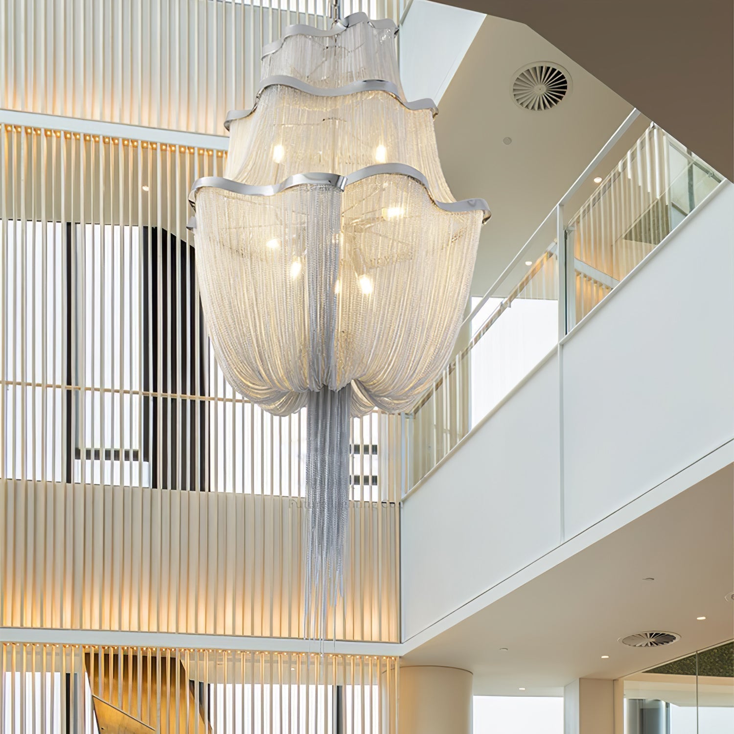 Chains Shimmering Pendant Light