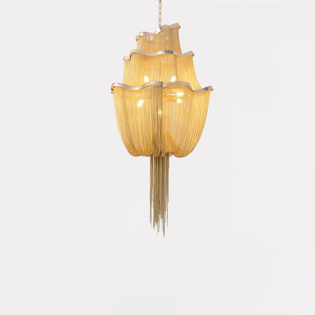 Chains Shimmering Pendant Light