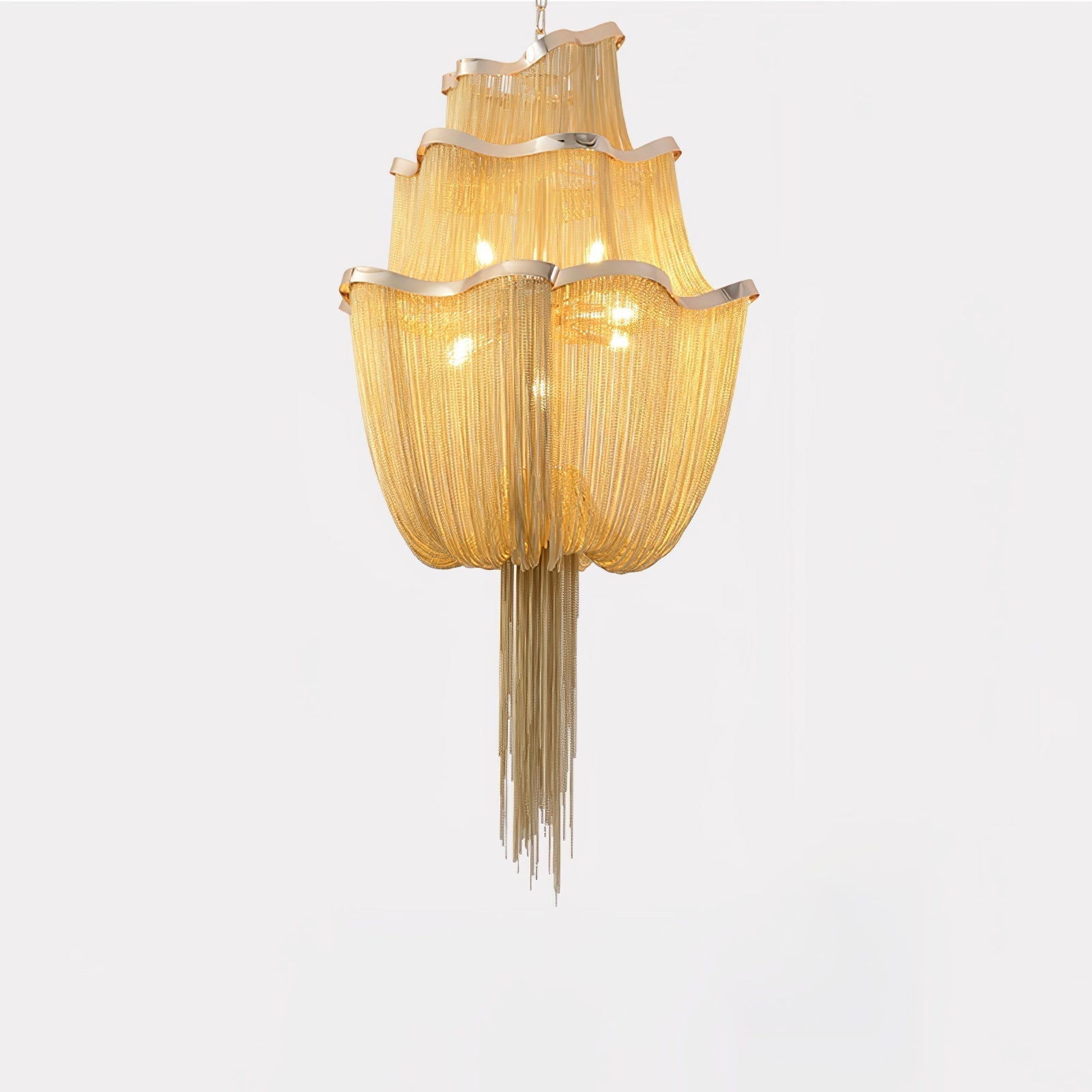 Chains Shimmering Pendant Light