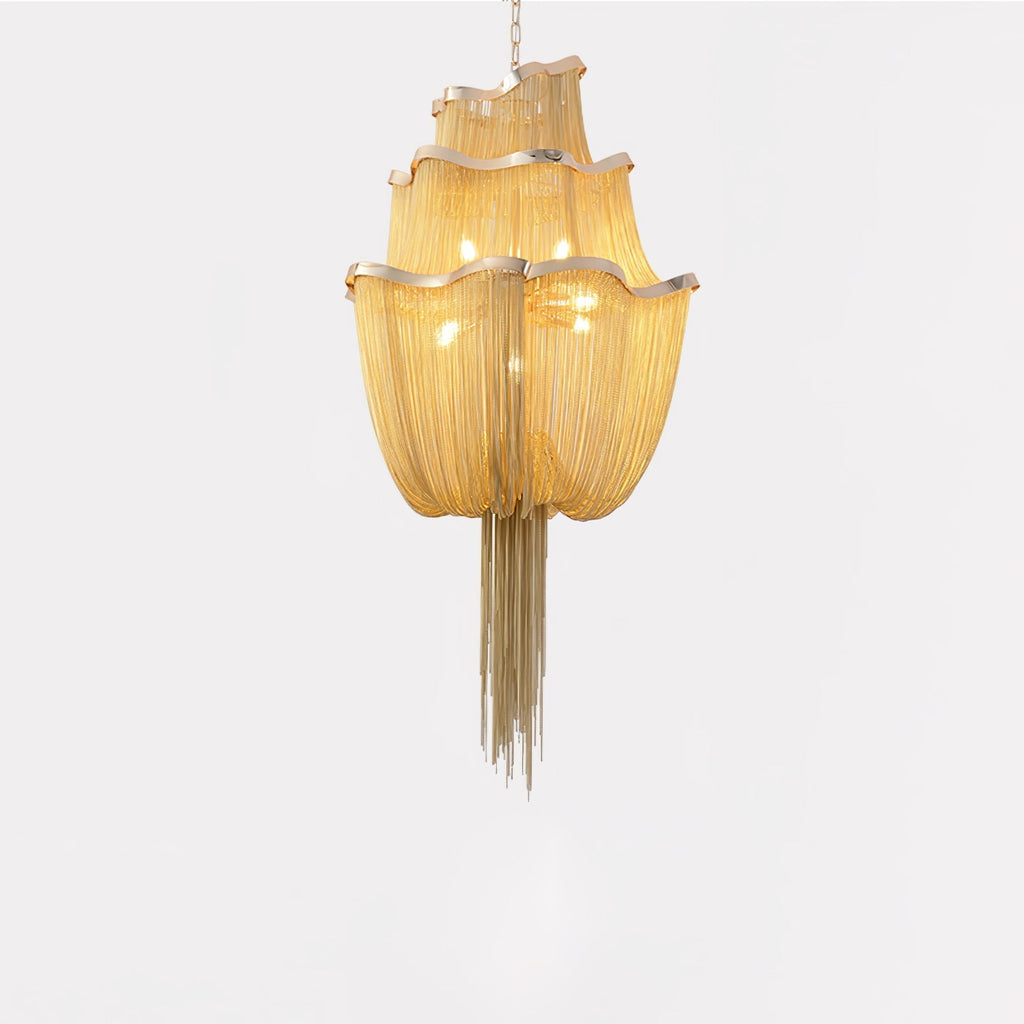 Chains Shimmering Pendant Light
