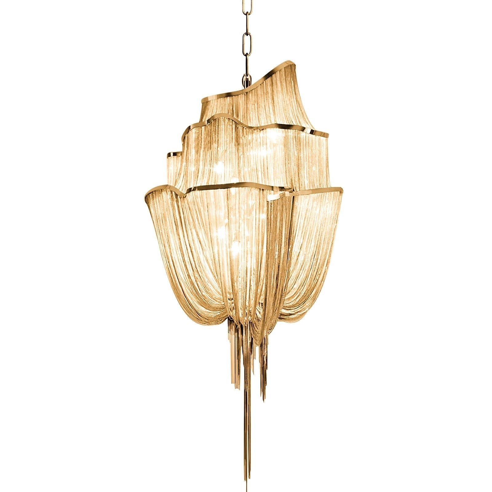 Chains Shimmering Pendant Light