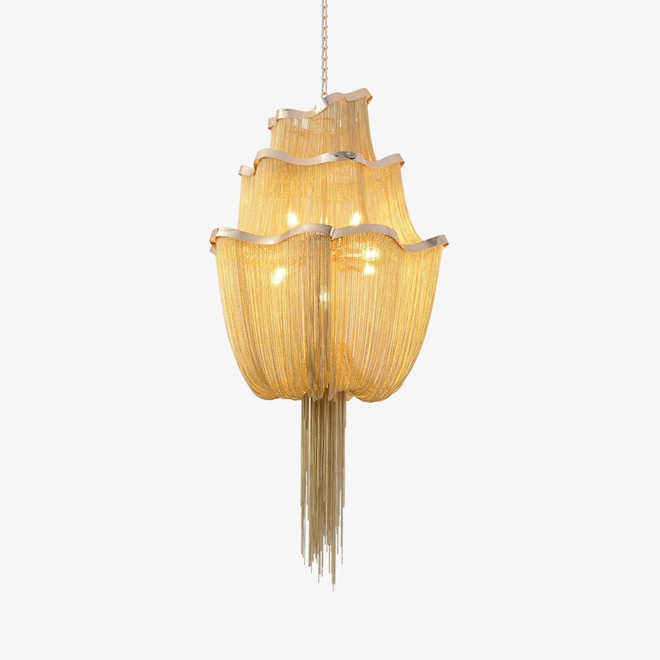 Chains Shimmering Pendant Light