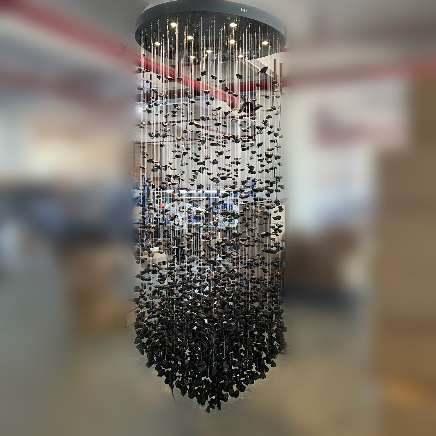 Charcoal Chandelier