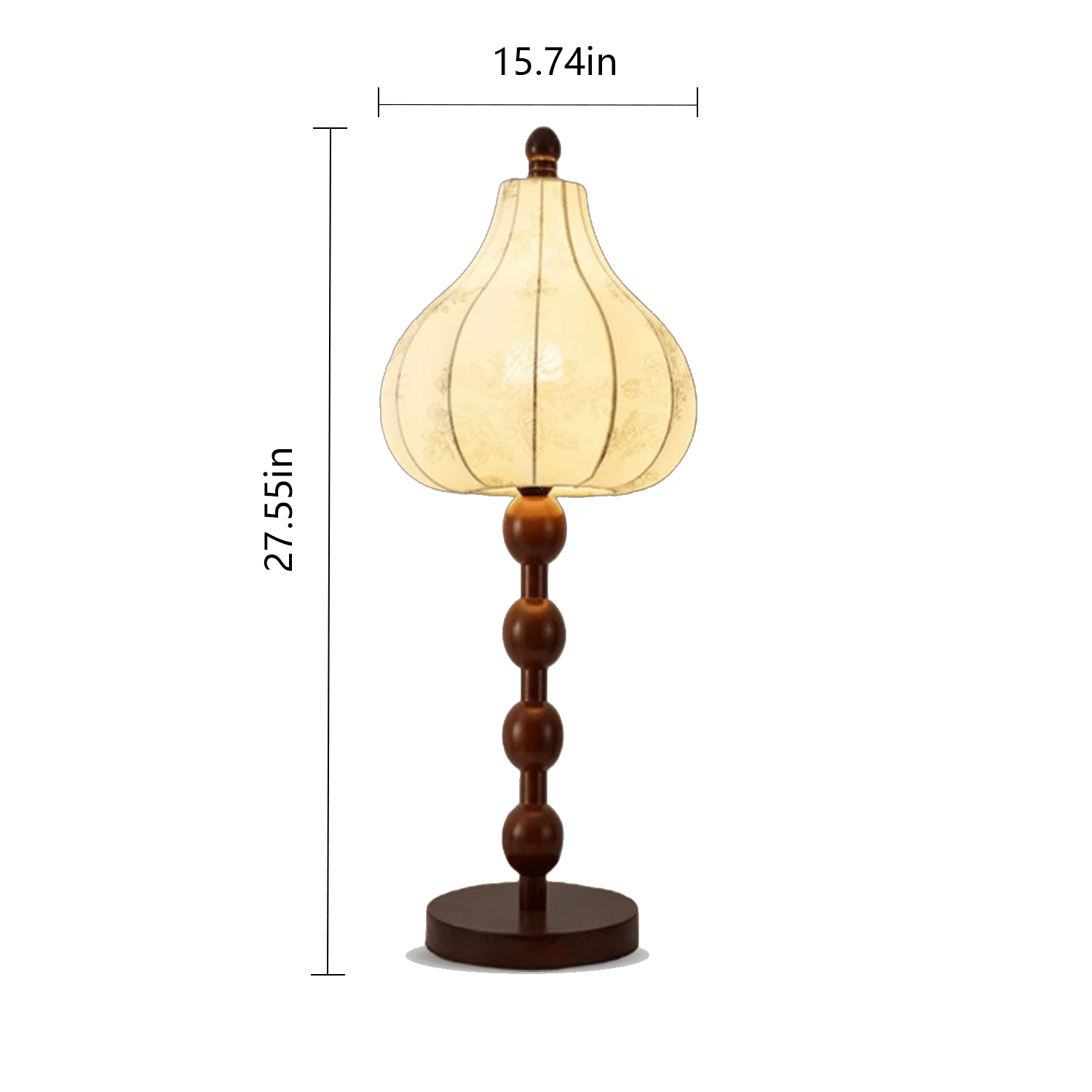 Chestnut table lamp