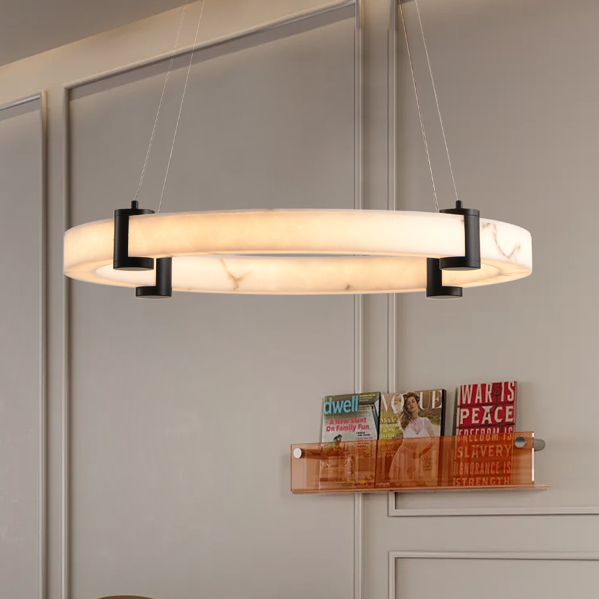 Cirrus Marble Pendant Light