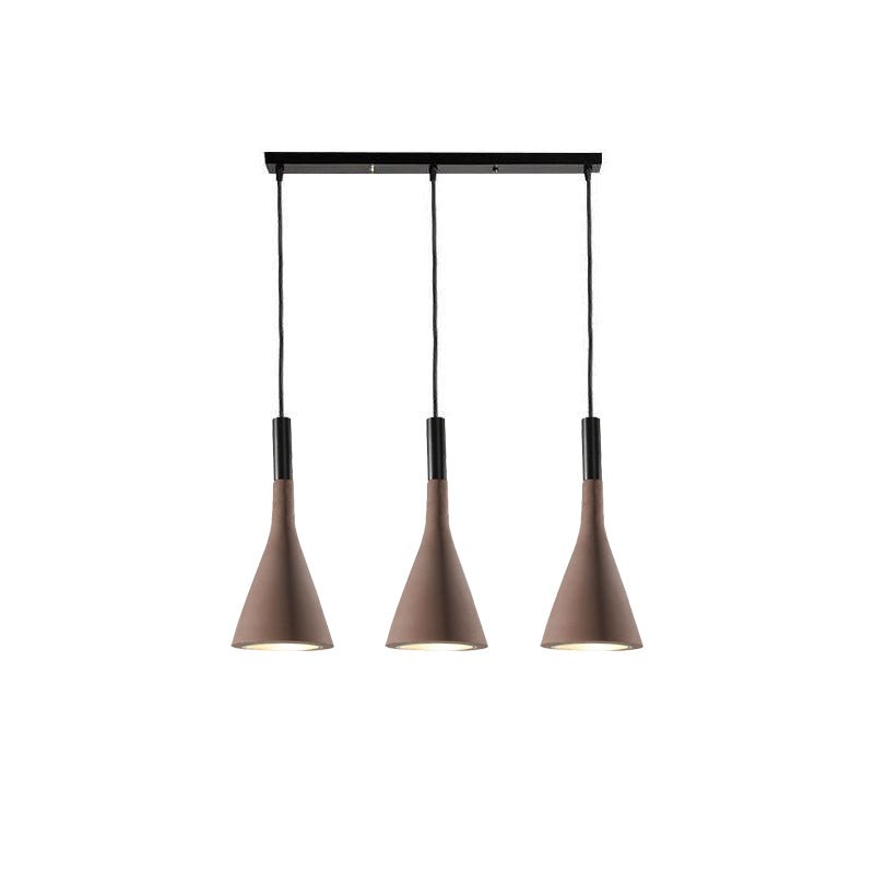 Conical Concrete Pendant Light