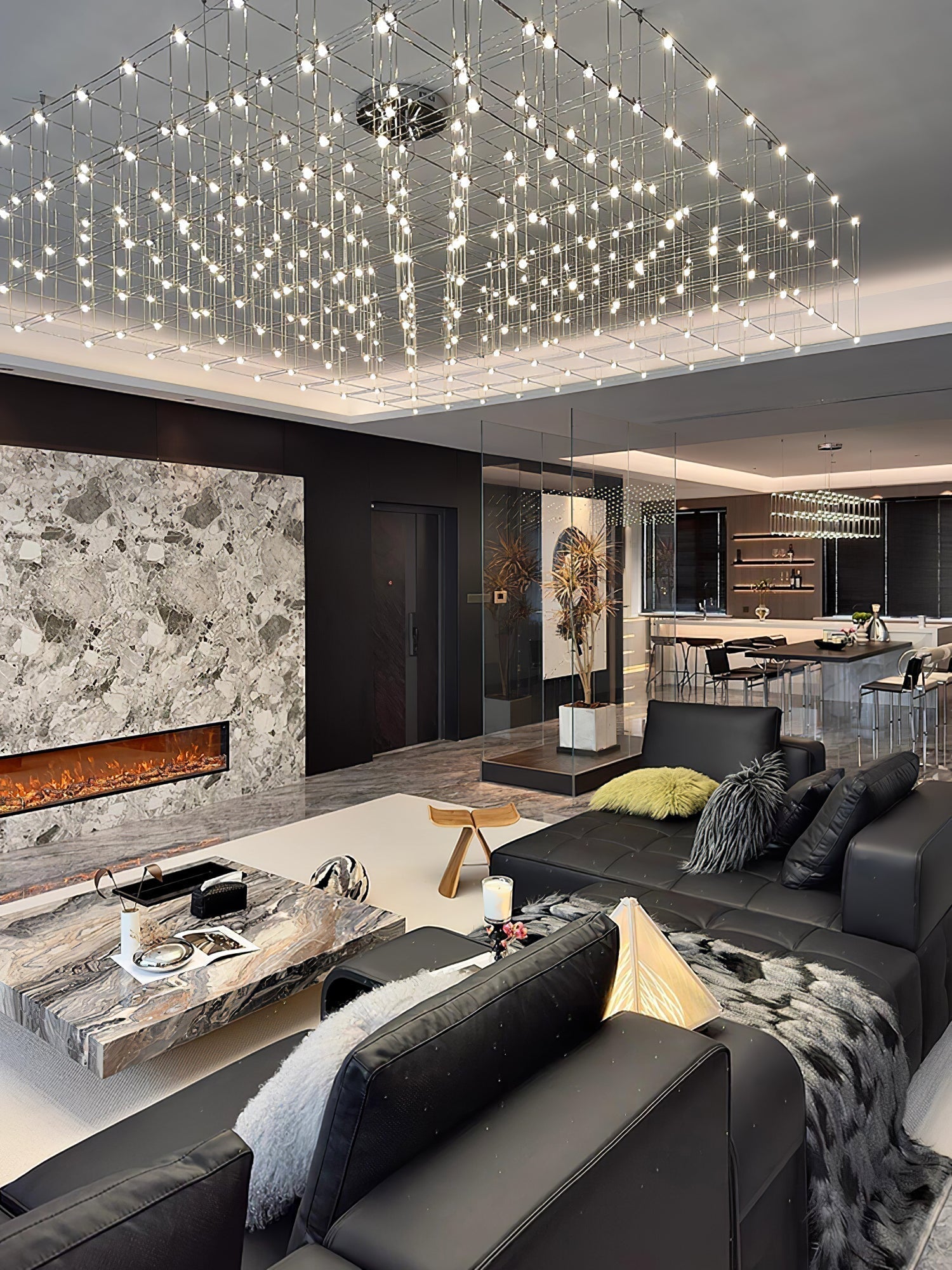 Cosmic Cube Led Pendant Light