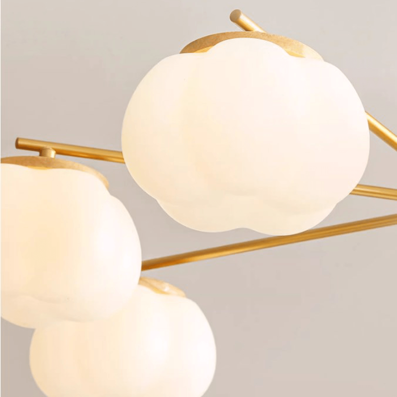 Cotton Ball Chandelier