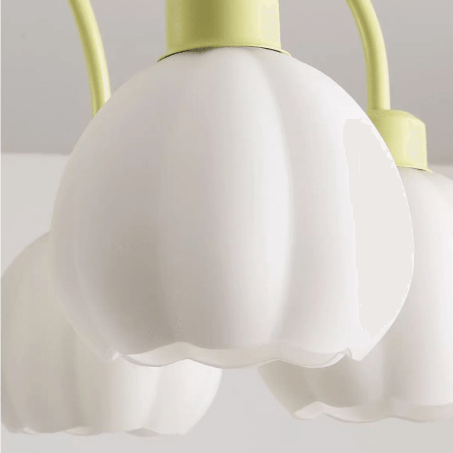 Cream Pumpkin Chandelier