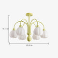 Cream Pumpkin Chandelier - ZozHome