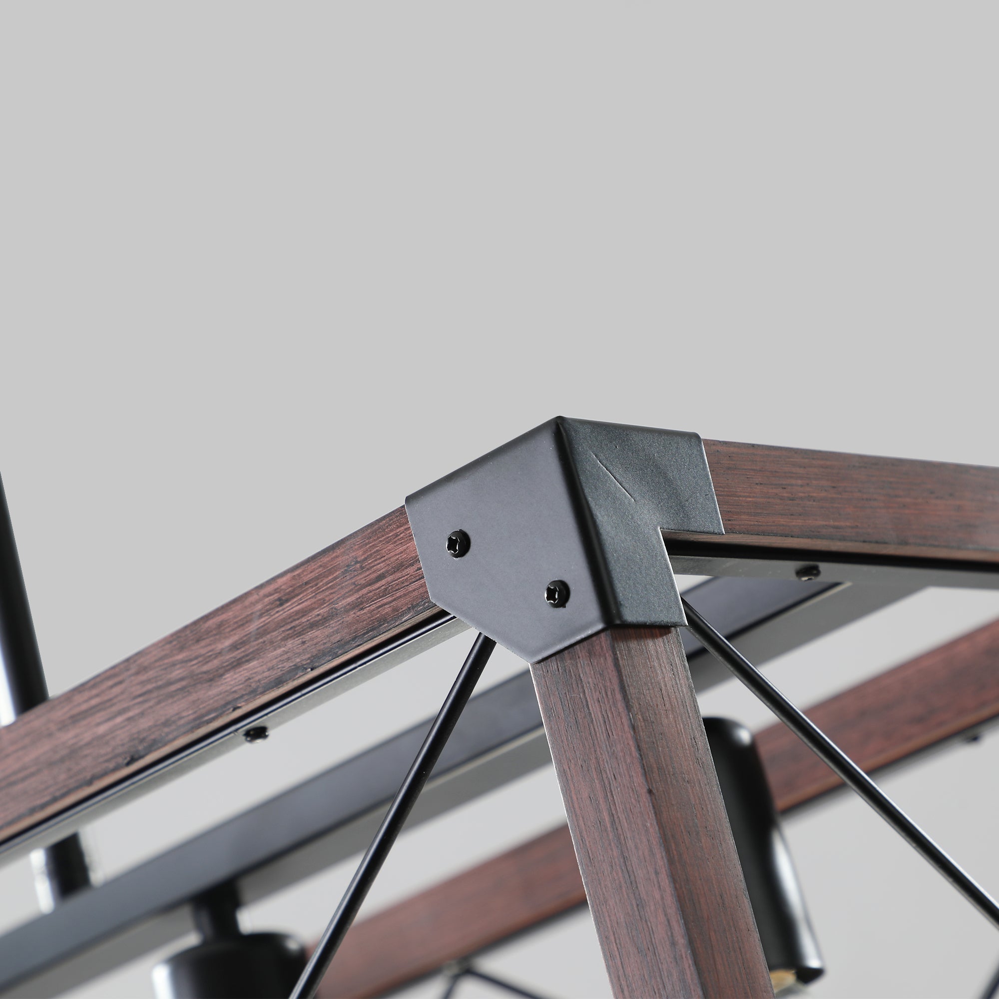 Crimson Barn Chandelier