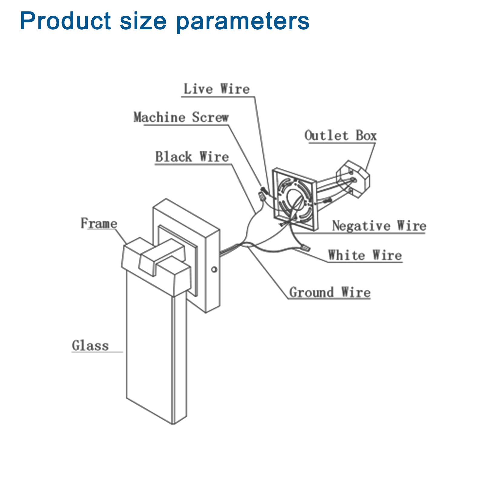 CrystalGlow Outdoor LED Wall Lamps