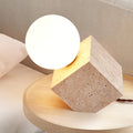 Cube Stone Table Lamp - ZozHome