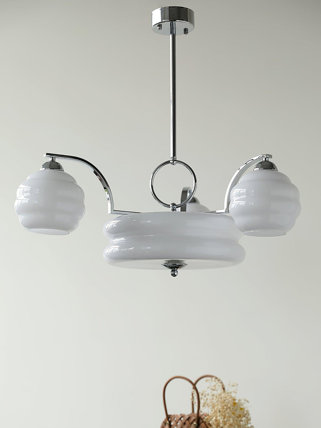 Curved Retro Chandelier