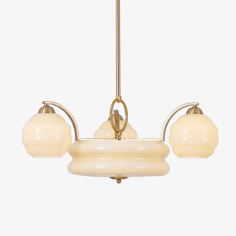 Curved Retro Chandelier