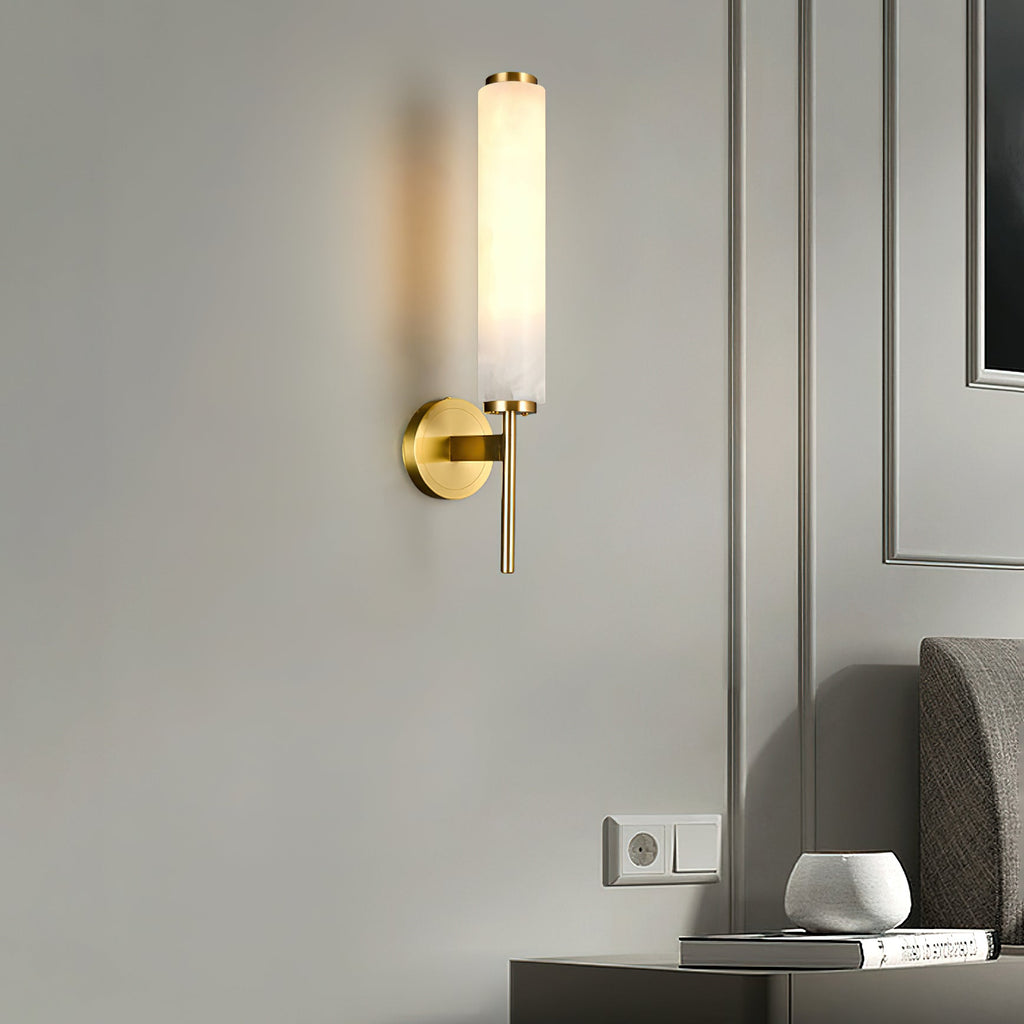Cylindrical Glass Wall Light