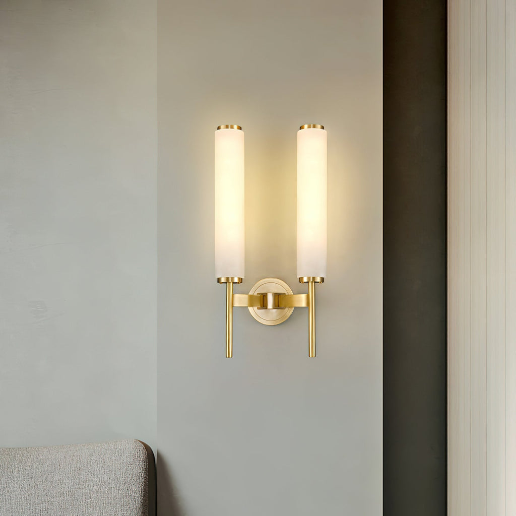 Cylindrical Glass Wall Light