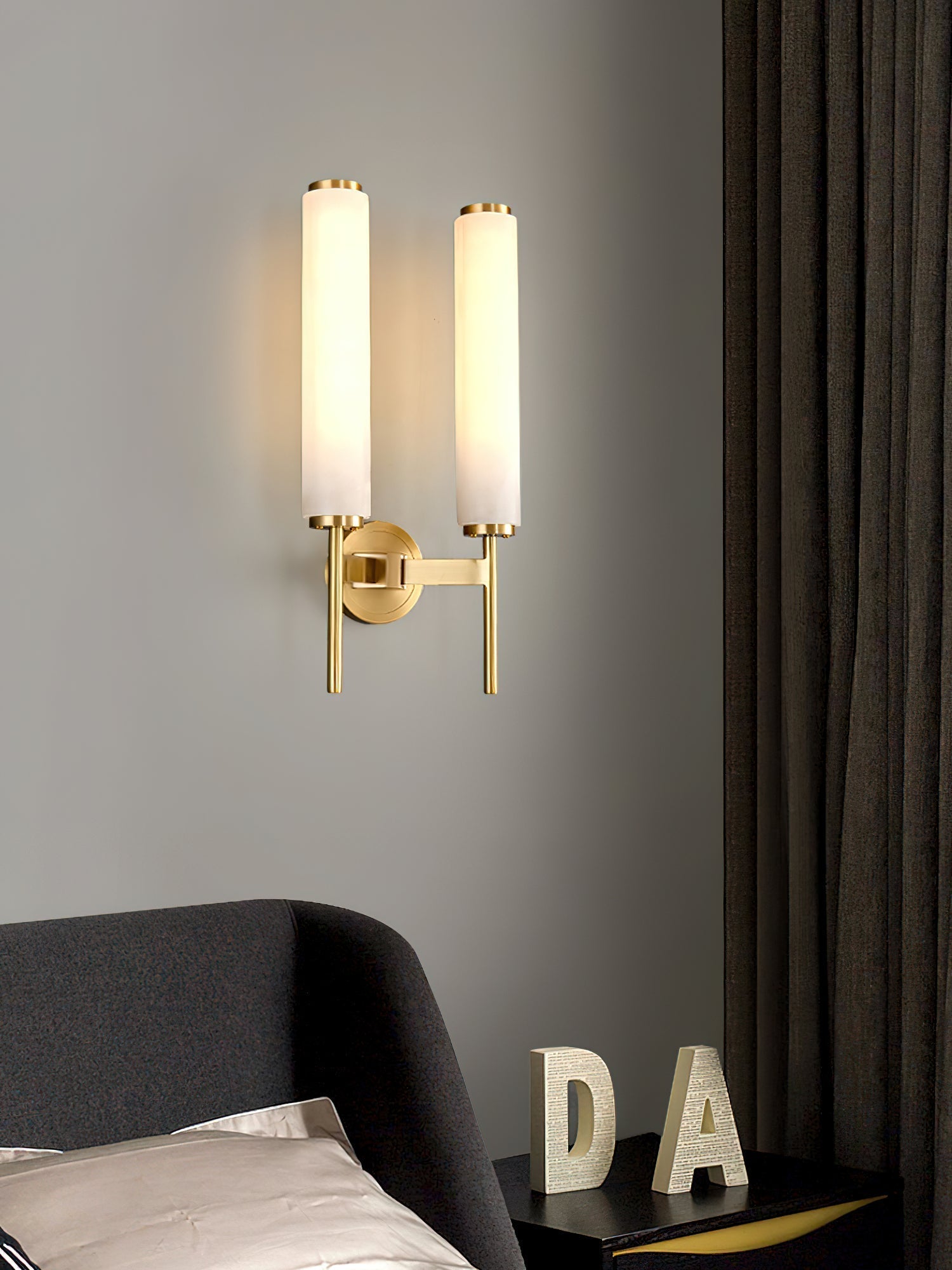 Cylindrical Glass Wall Light