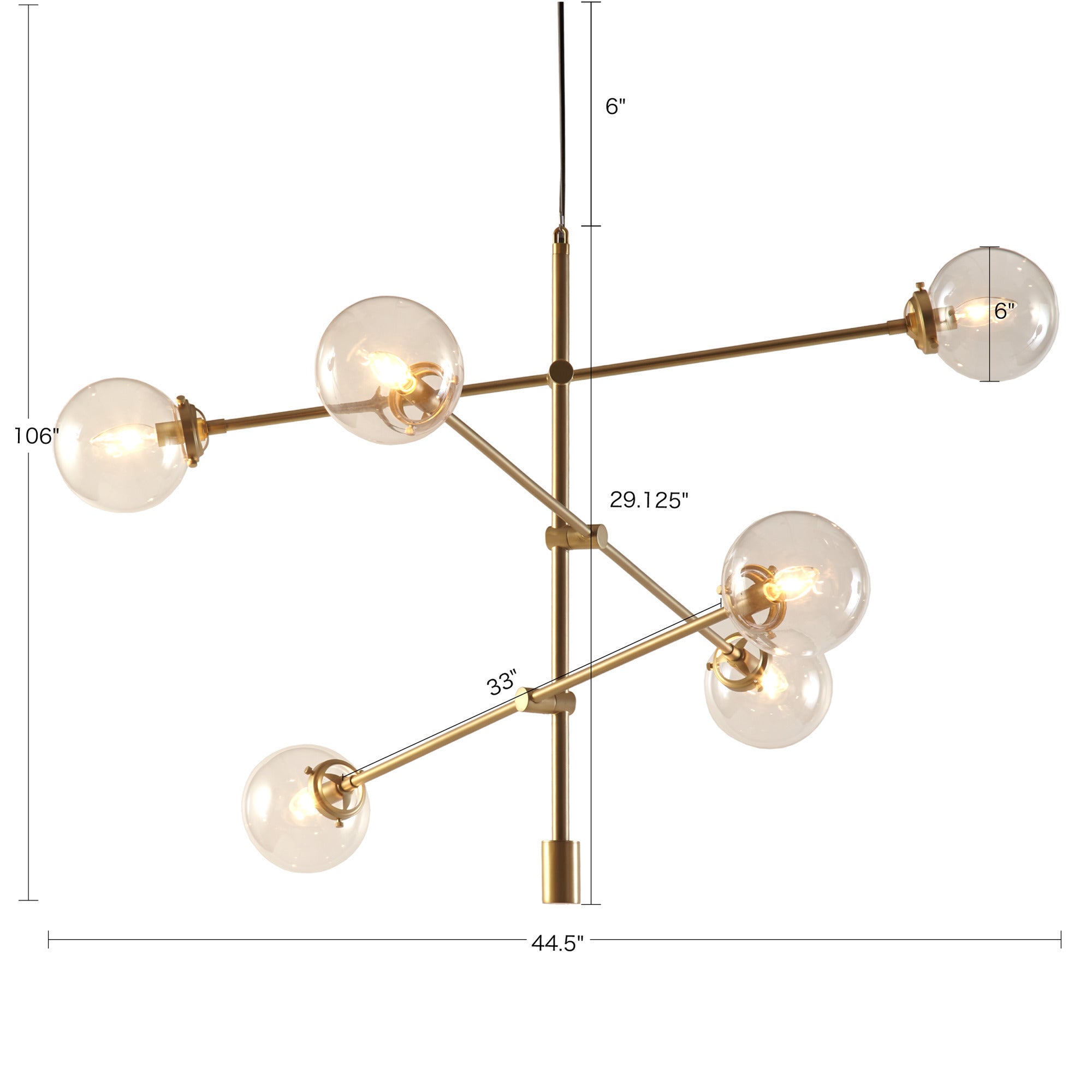 Cyrus Globe Chandelier