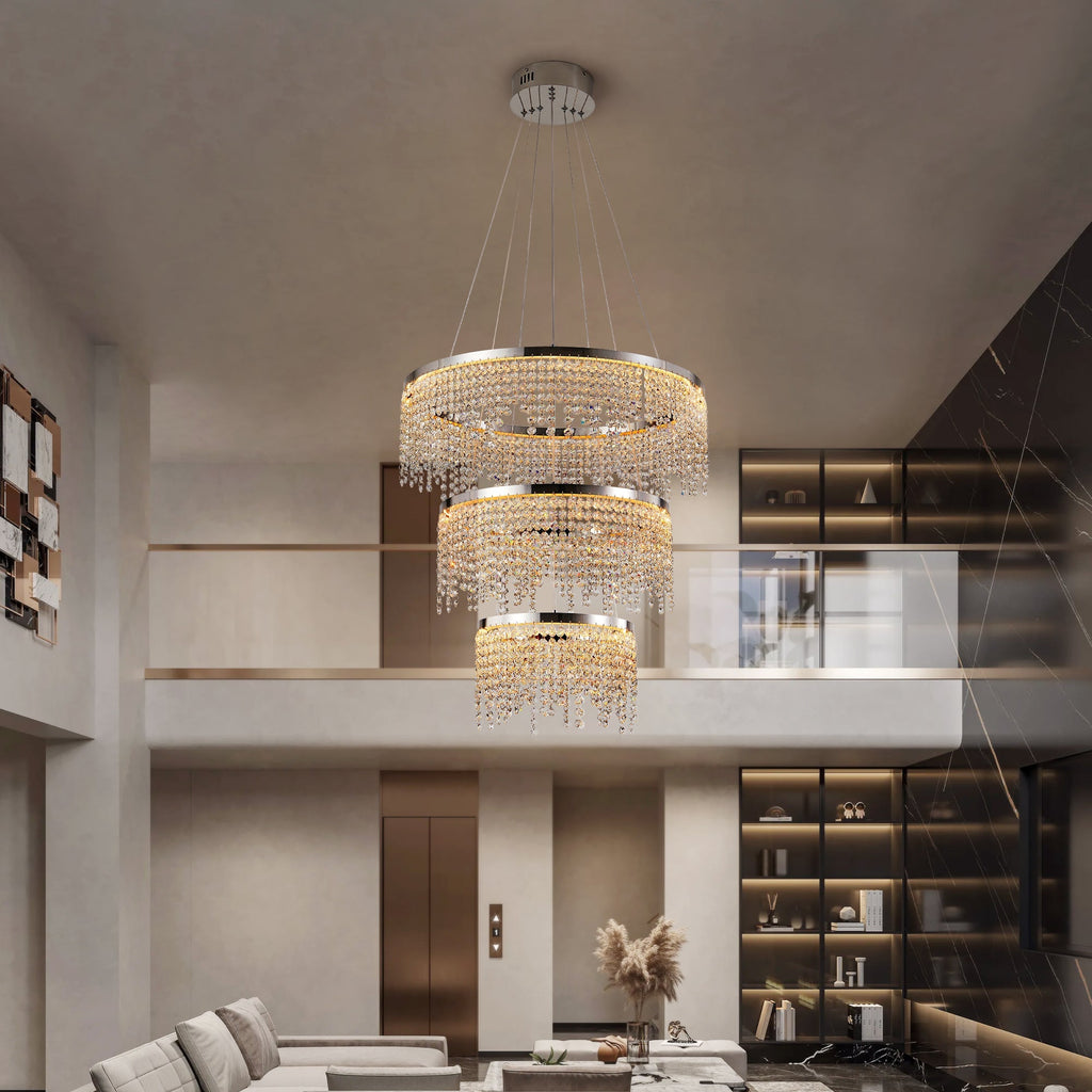 Diamond Rain Chandelier
