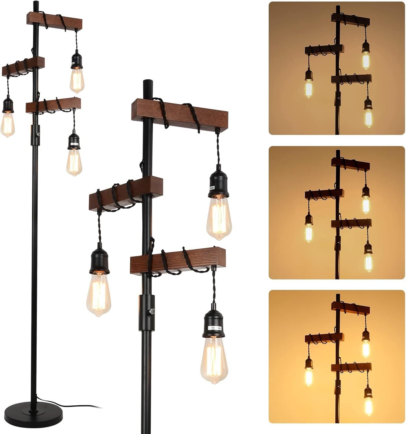 Dimmable Industrial Floor Lamp