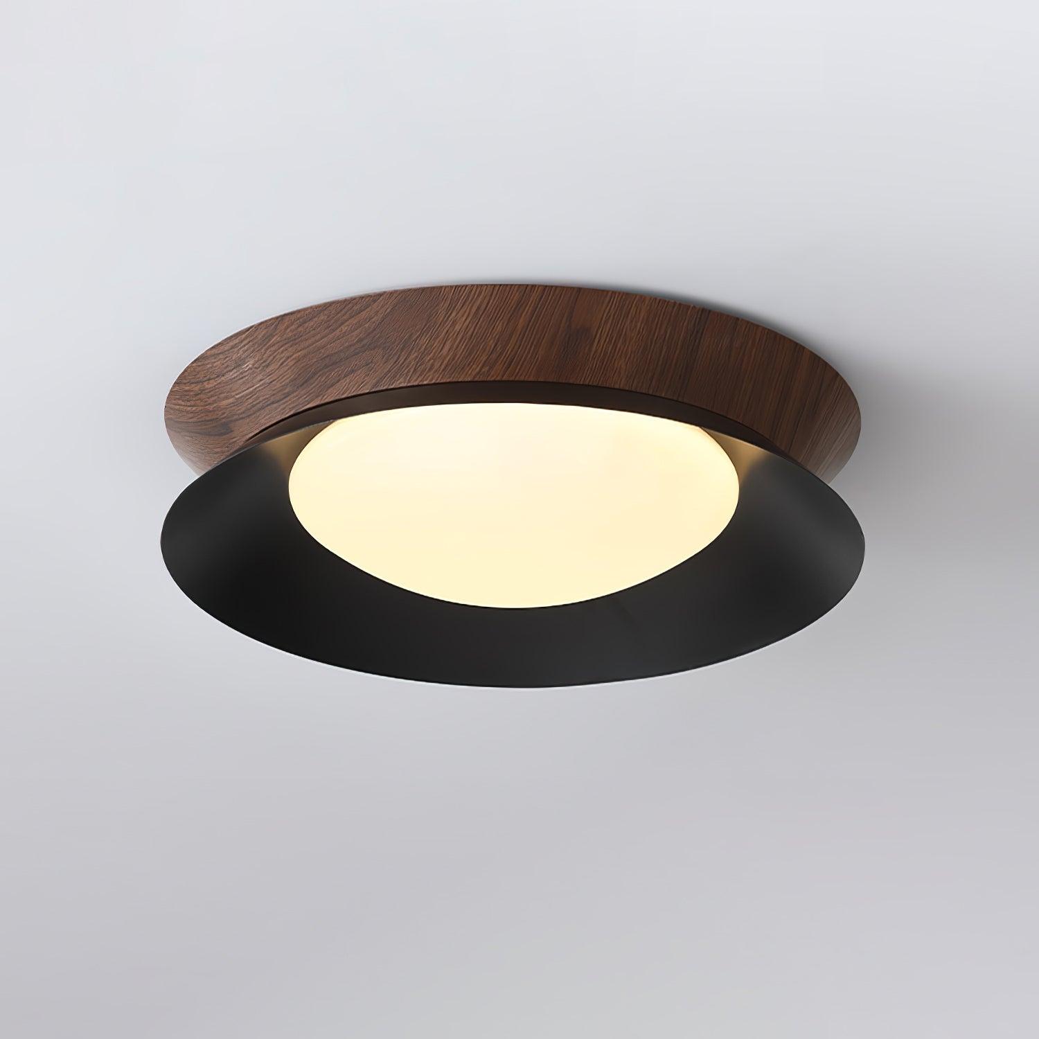 Double Half Round Ceiling Light