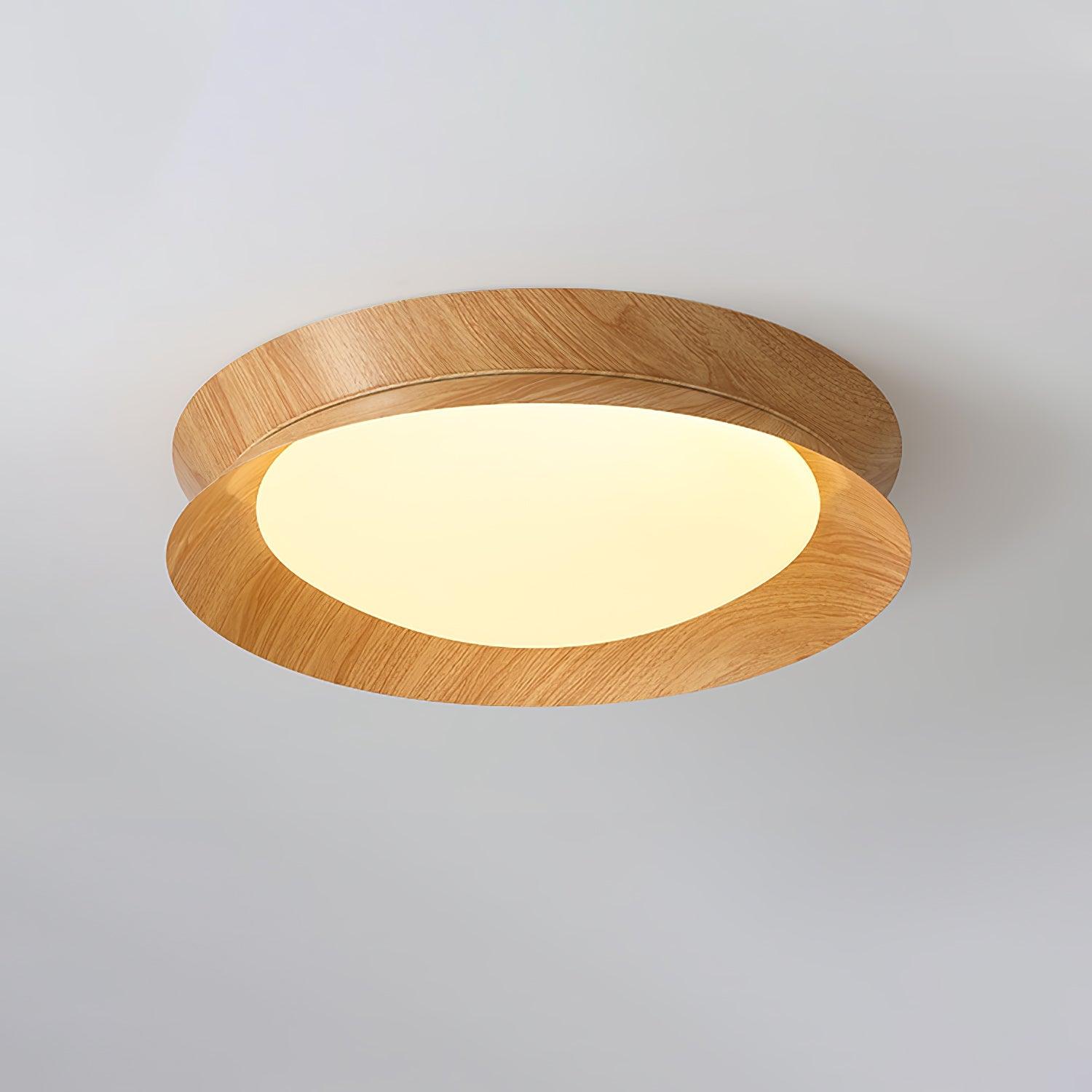 Double Half Round Ceiling Light