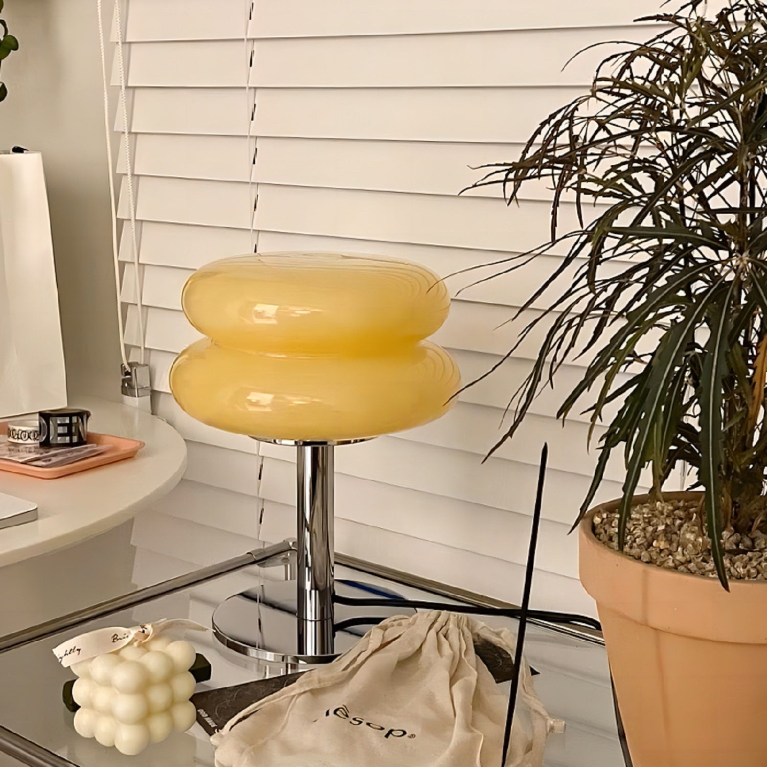 Double Layer Cake Table Lamp