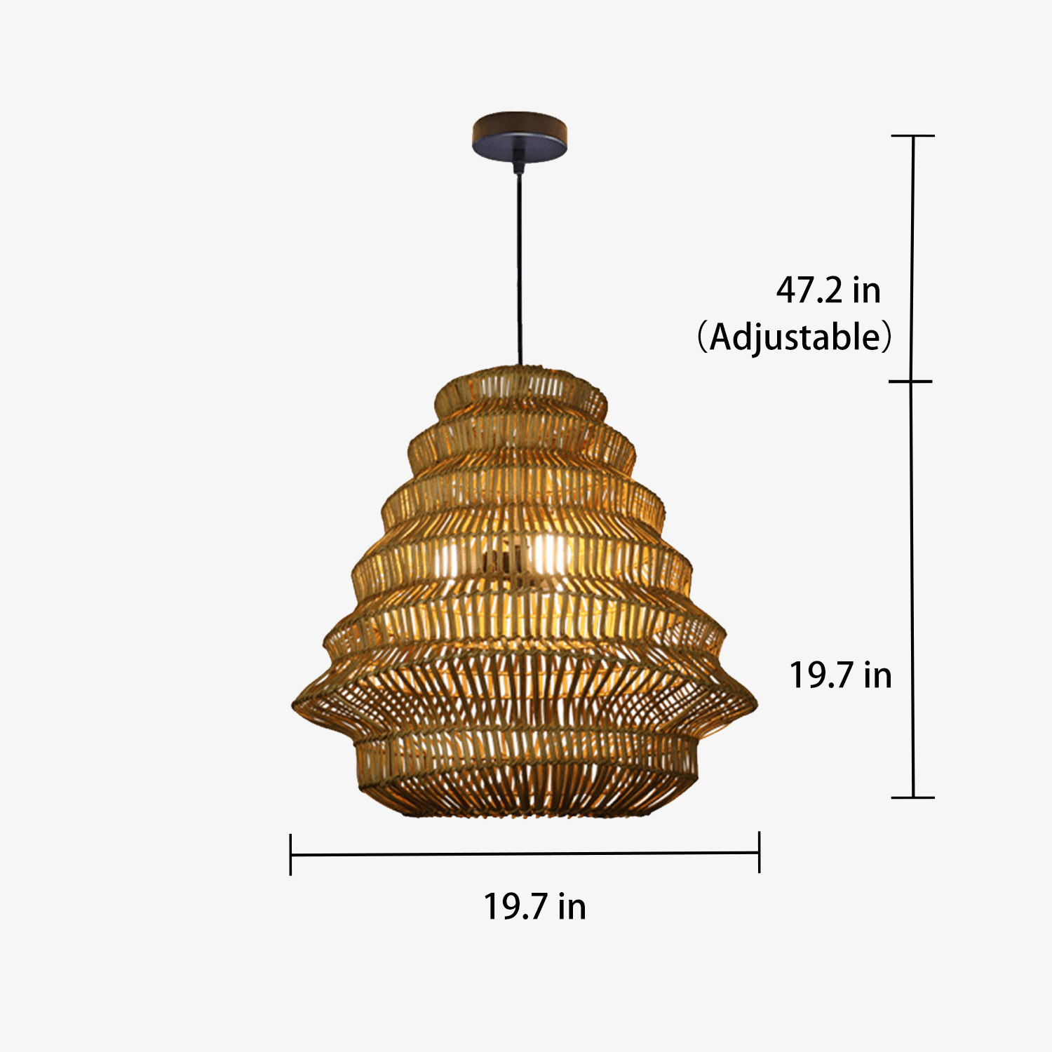 Dreamlight Rattan Woven Pendant Light - ZozHome