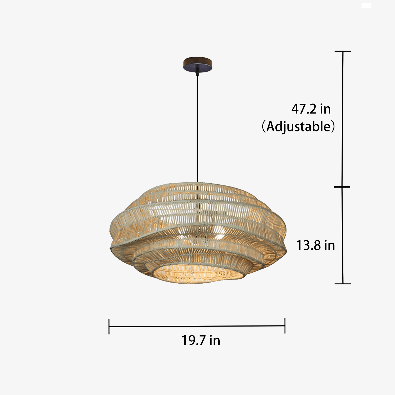 Dreamlight Rattan Woven Pendant Light - ZozHome