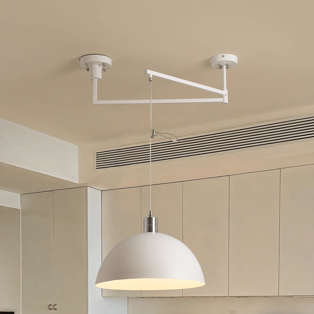 Drifting Cloud Swing Arm Pendant Light