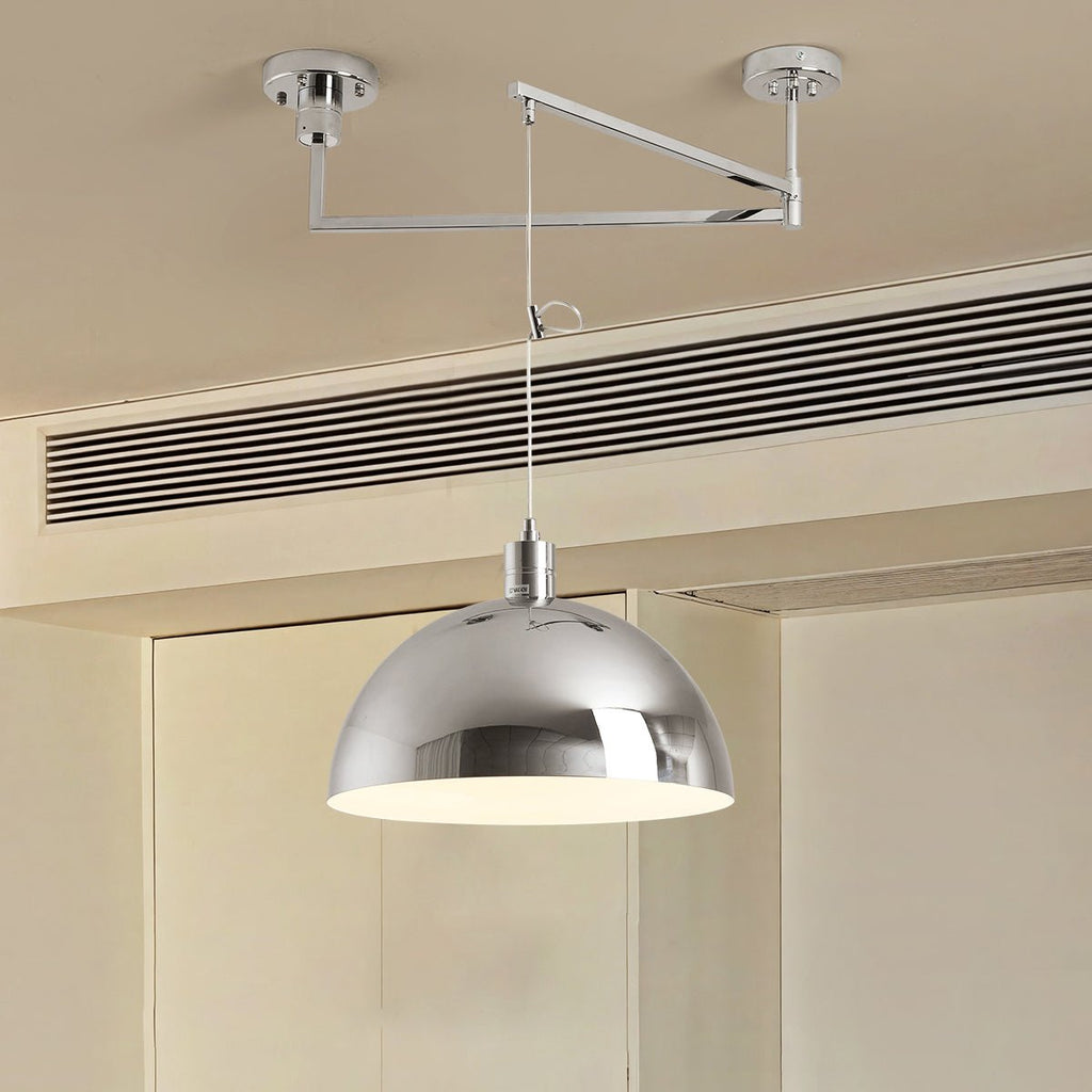 Drifting Cloud Swing Arm Pendant Light