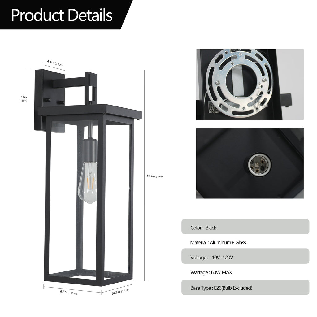 Eclipse Modern Outdoor Wall Lamps