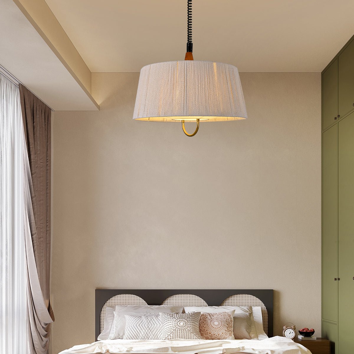 Elegant Fabric Pendant Light