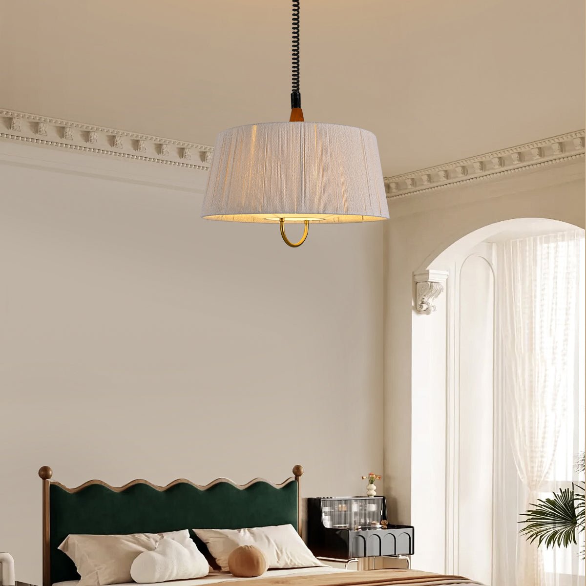 Elegant Fabric Pendant Light