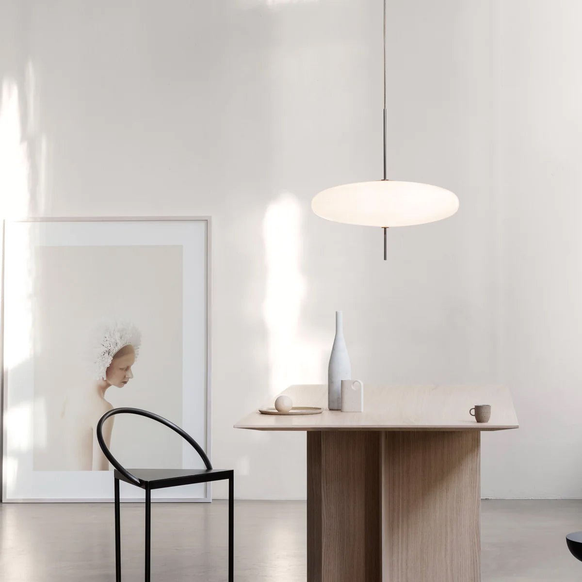 Elliptical Prism Pendant Light