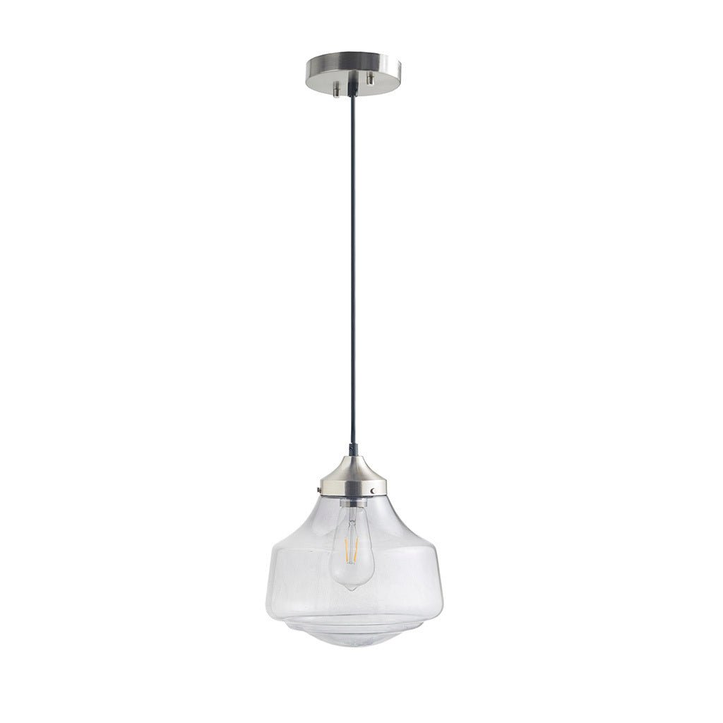 Elm Bell-Shaped Glass Pendant Light