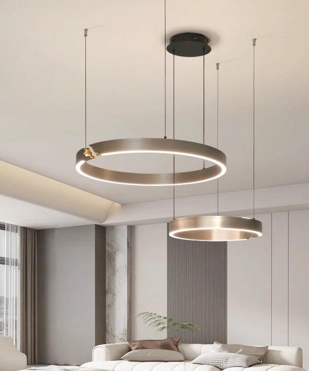 Elysian Double Circle Chandelier