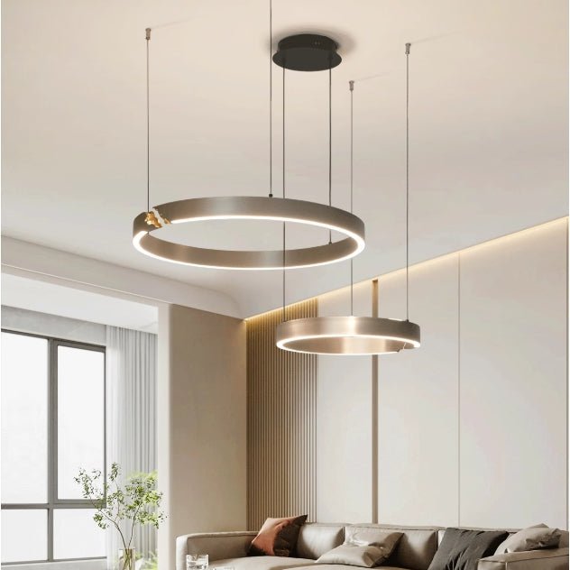 Elysian Double Circle Chandelier