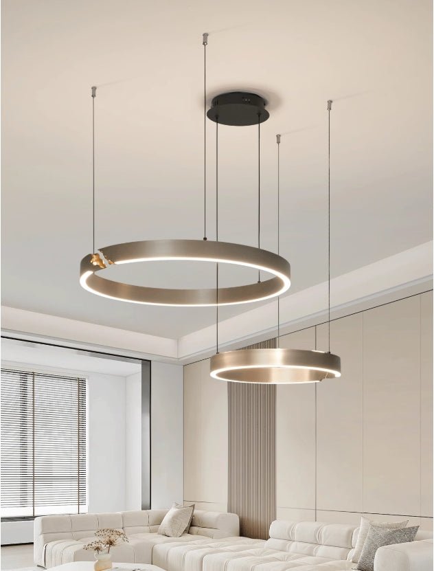 Elysian Double Circle Chandelier