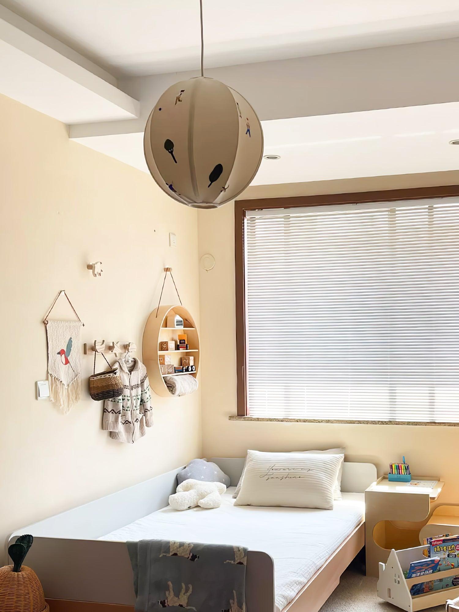 Embroidered Pendant Light