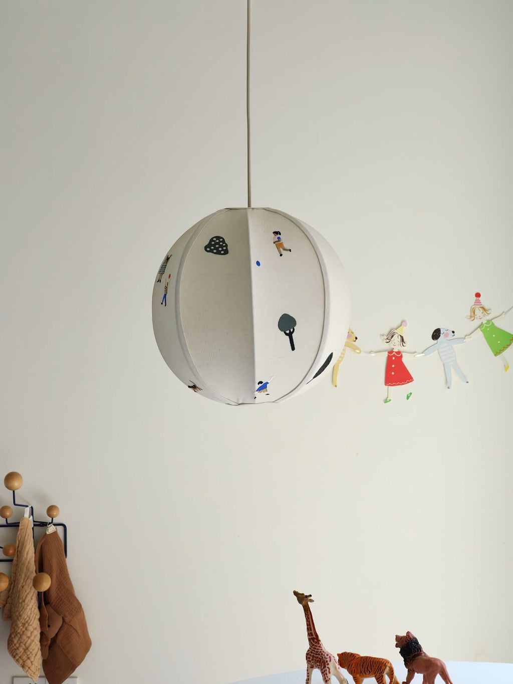 Embroidered Pendant Light