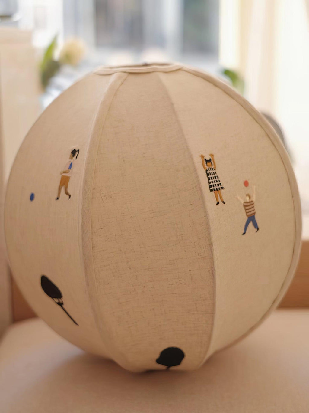 Embroidered Pendant Light