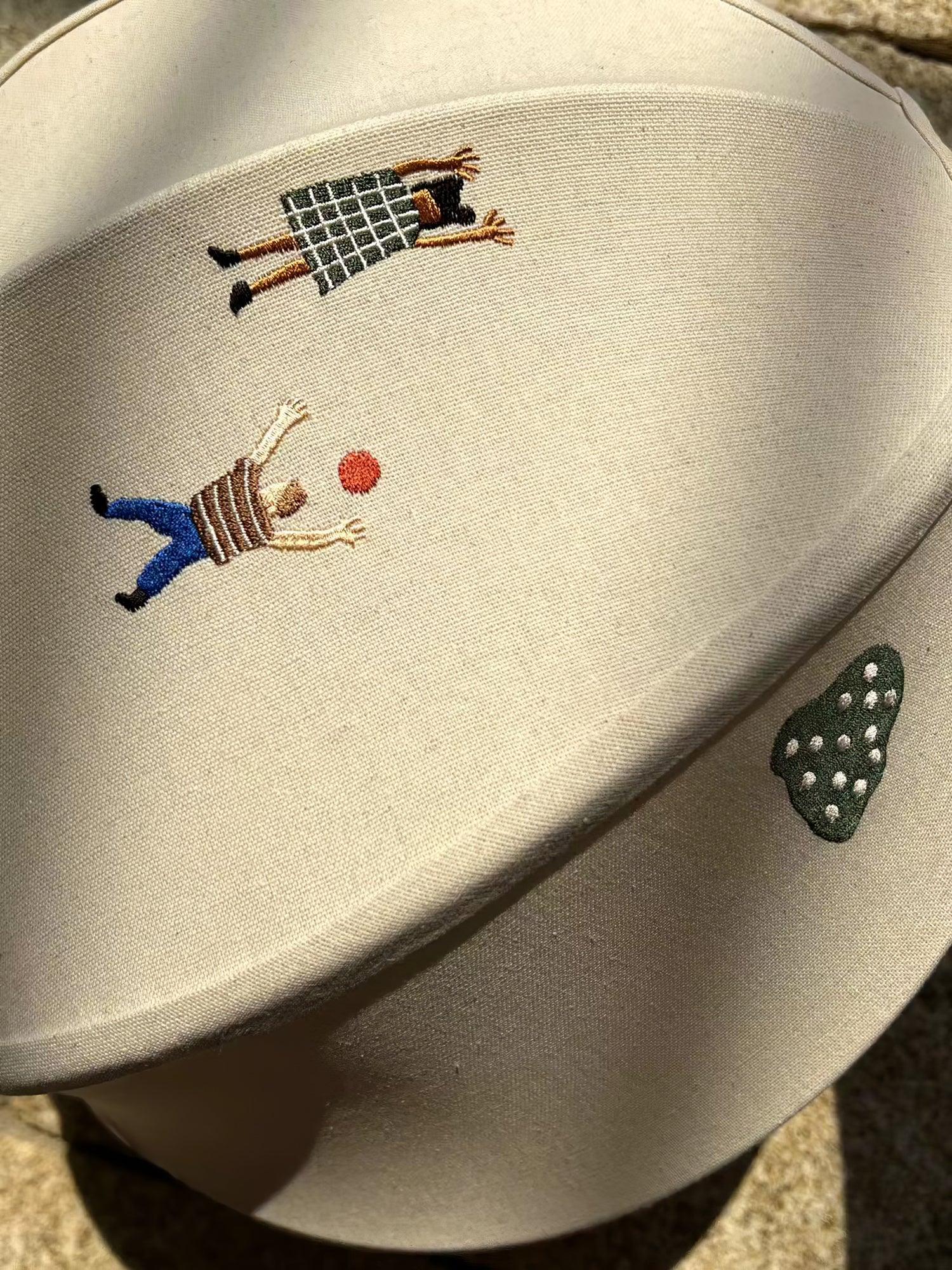 Embroidered Pendant Light