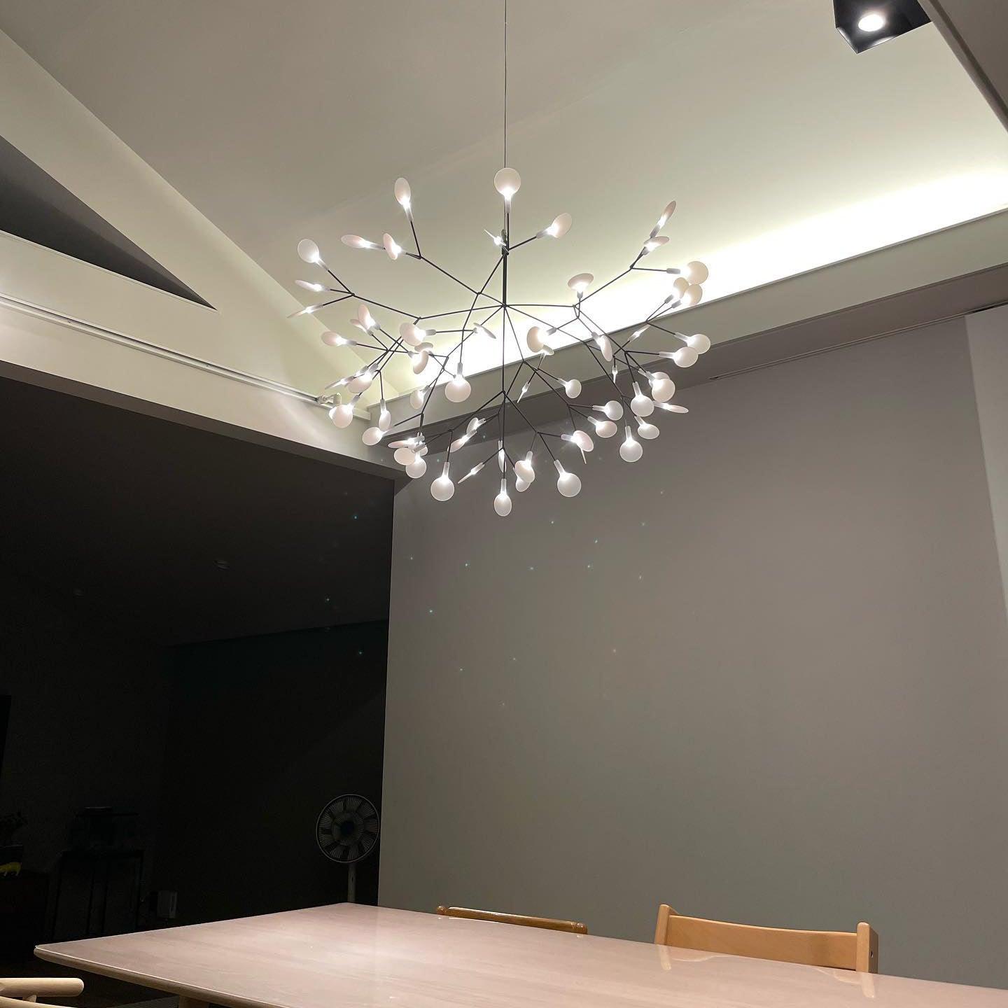 Falling Cherry Blossoms Chandelier