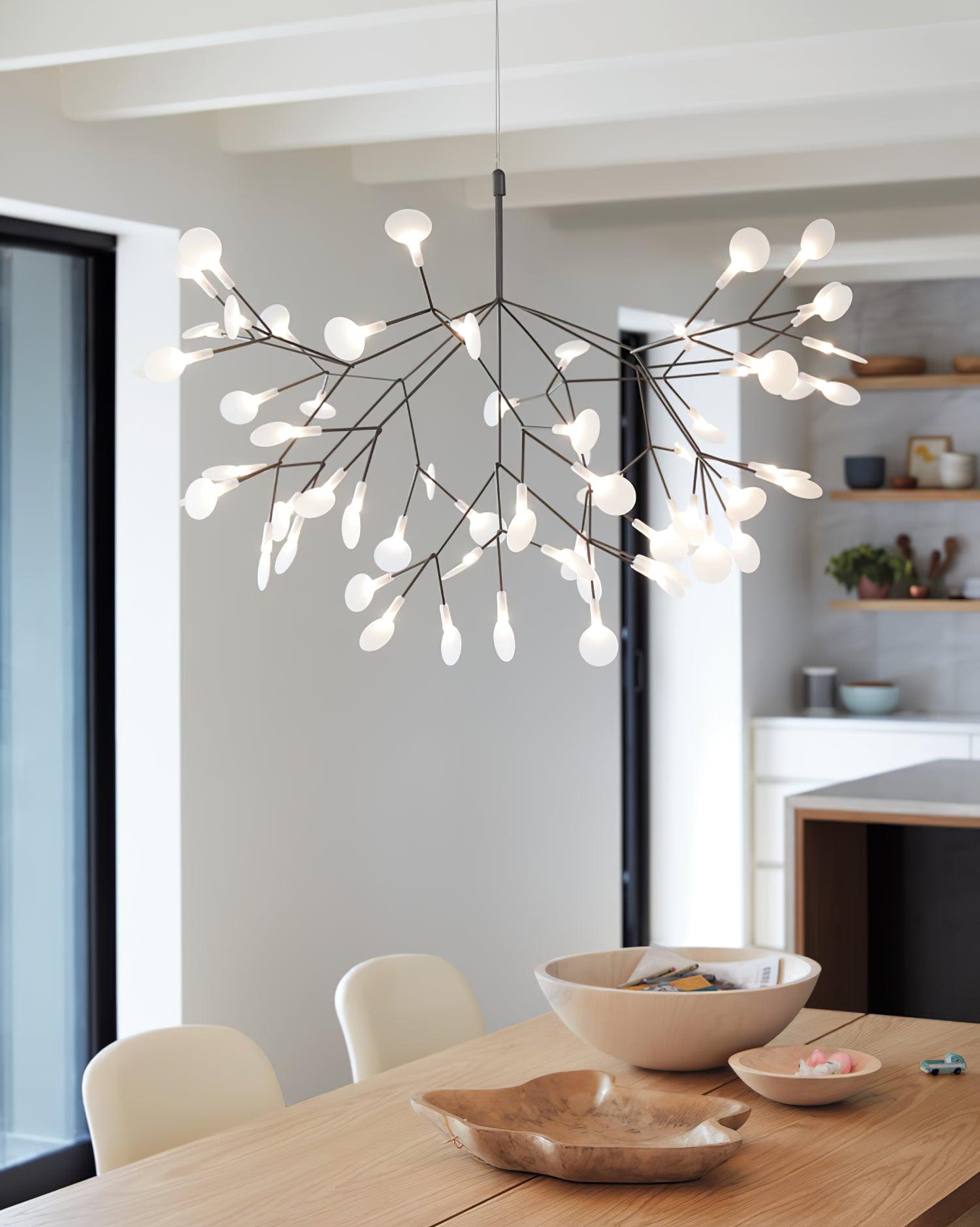 Falling Cherry Blossoms Chandelier