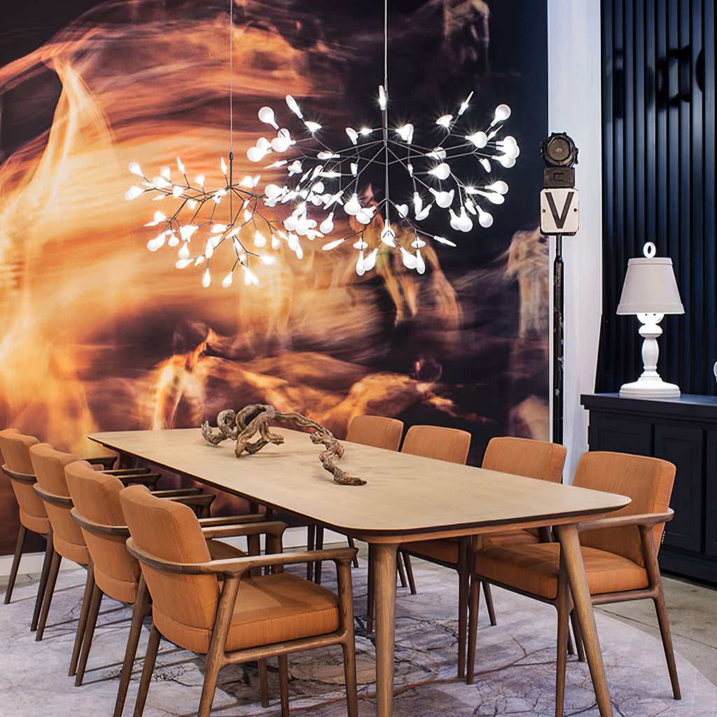 Falling Cherry Blossoms Chandelier