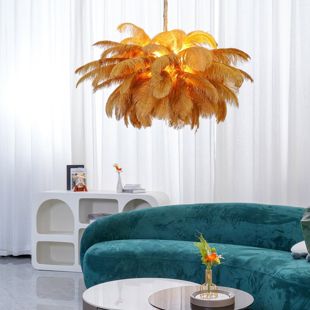 Feather Chandelier