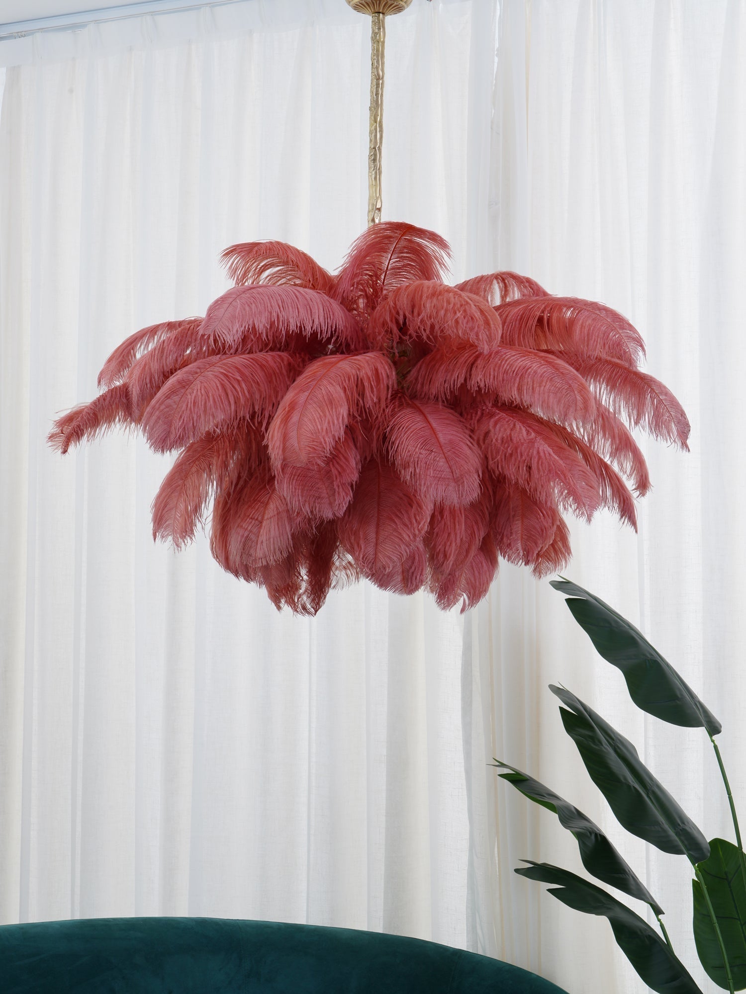 Feather Chandelier